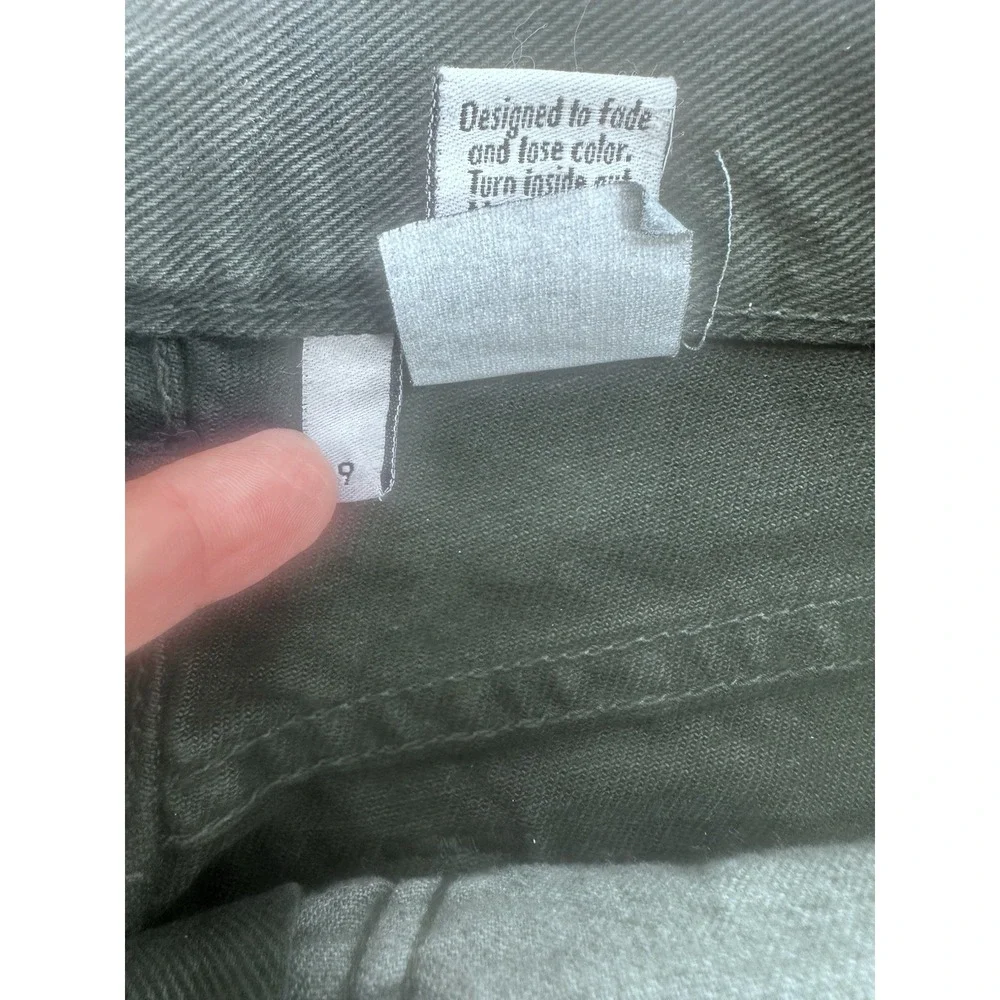 Vintage Calvin Klein Women's Straight Leg Jeans Size 9‎ Green Made In USA